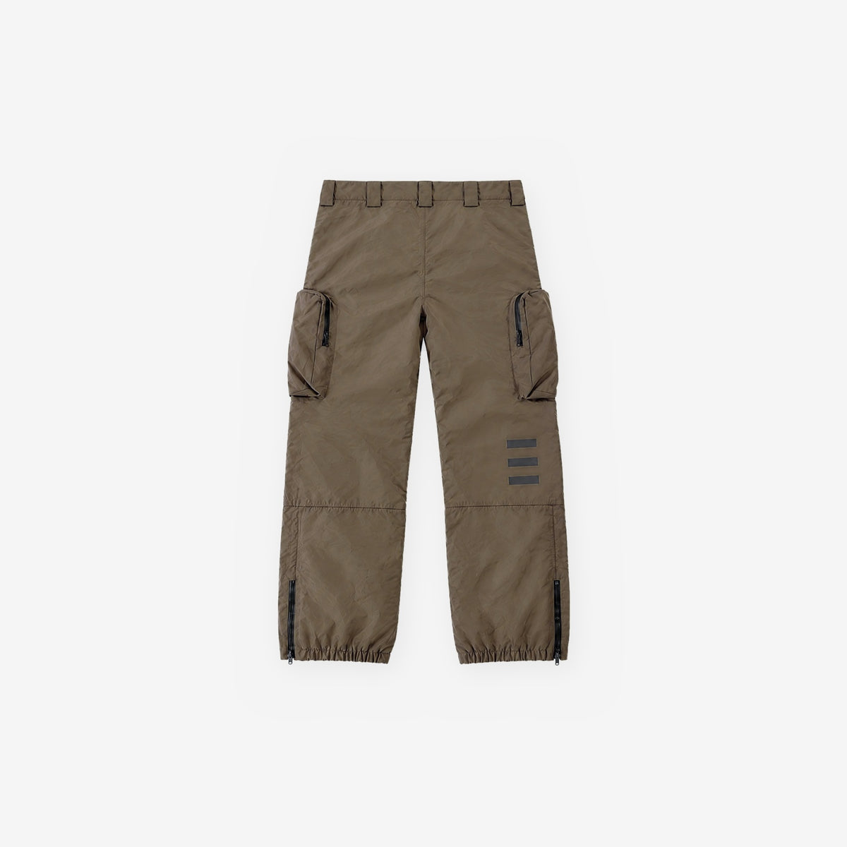 Endeavor 3L Scout Removable Bib Pant Algae, pant back flat lay, bib removed