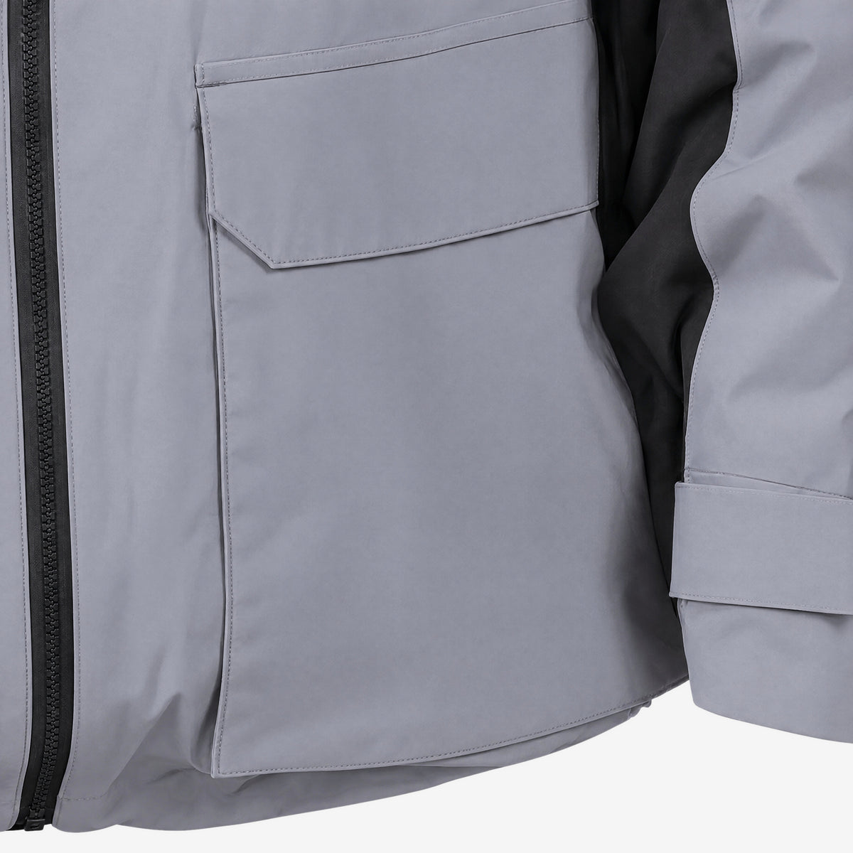 Endeavor 2L Patrol Jacket Graphite, cargo pocket detail