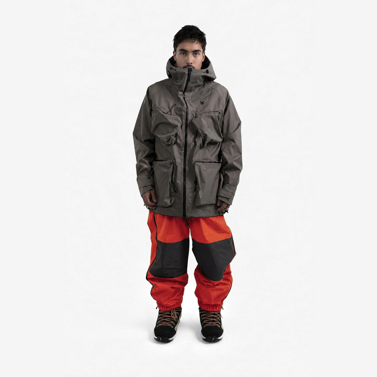 Endeavor 2L Ranger Pant in Blaze, on model