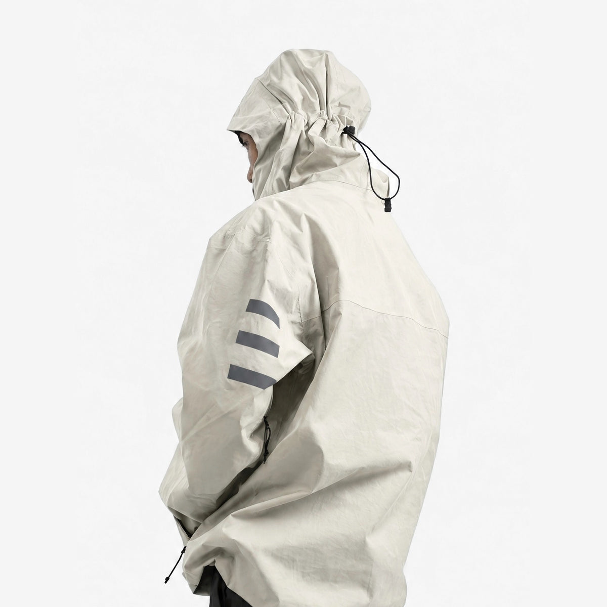 Endeavor 3L Shelter Jacket in Fiber, on model, waist-up