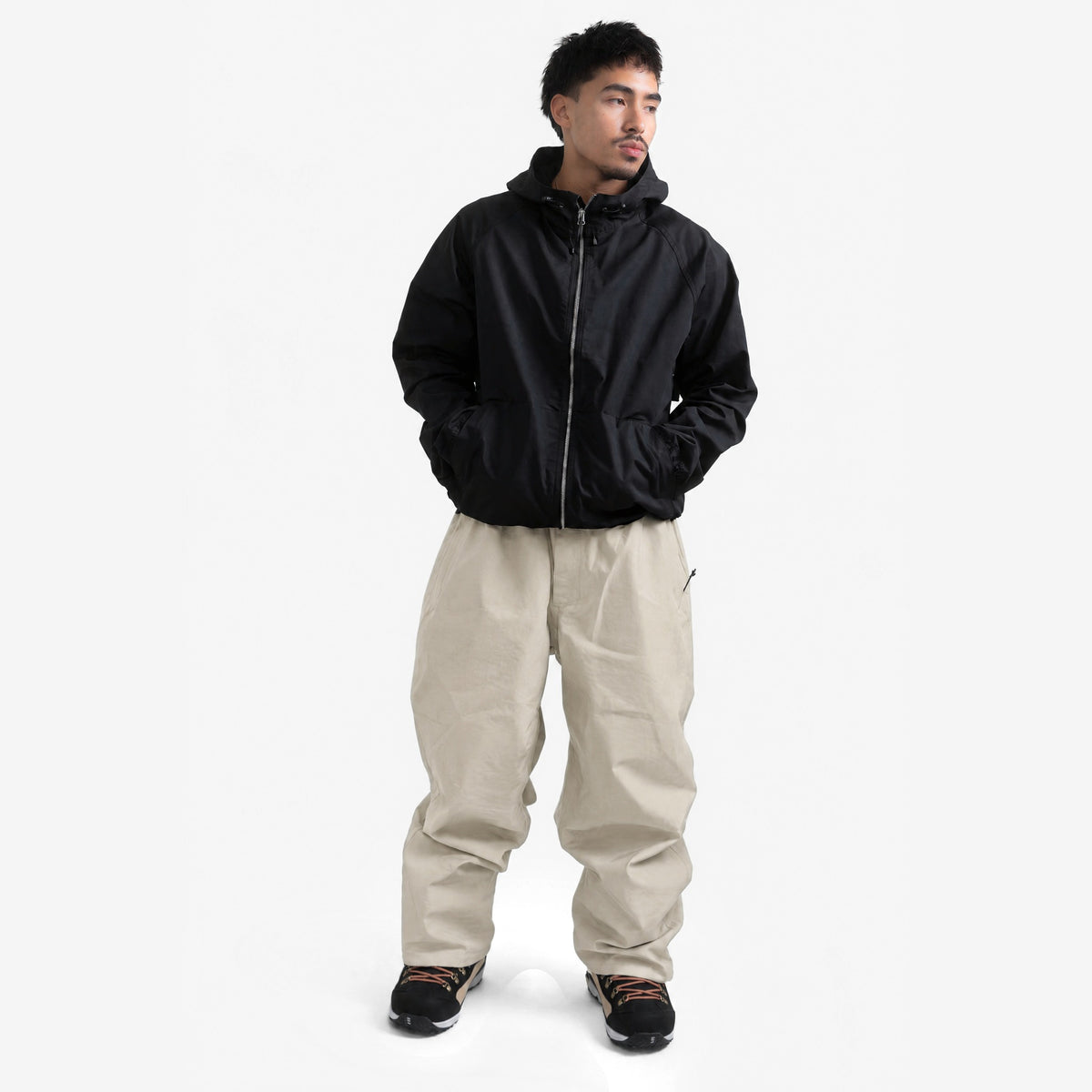 Endeavor 3L Scout Park Pant in Fiber, on model