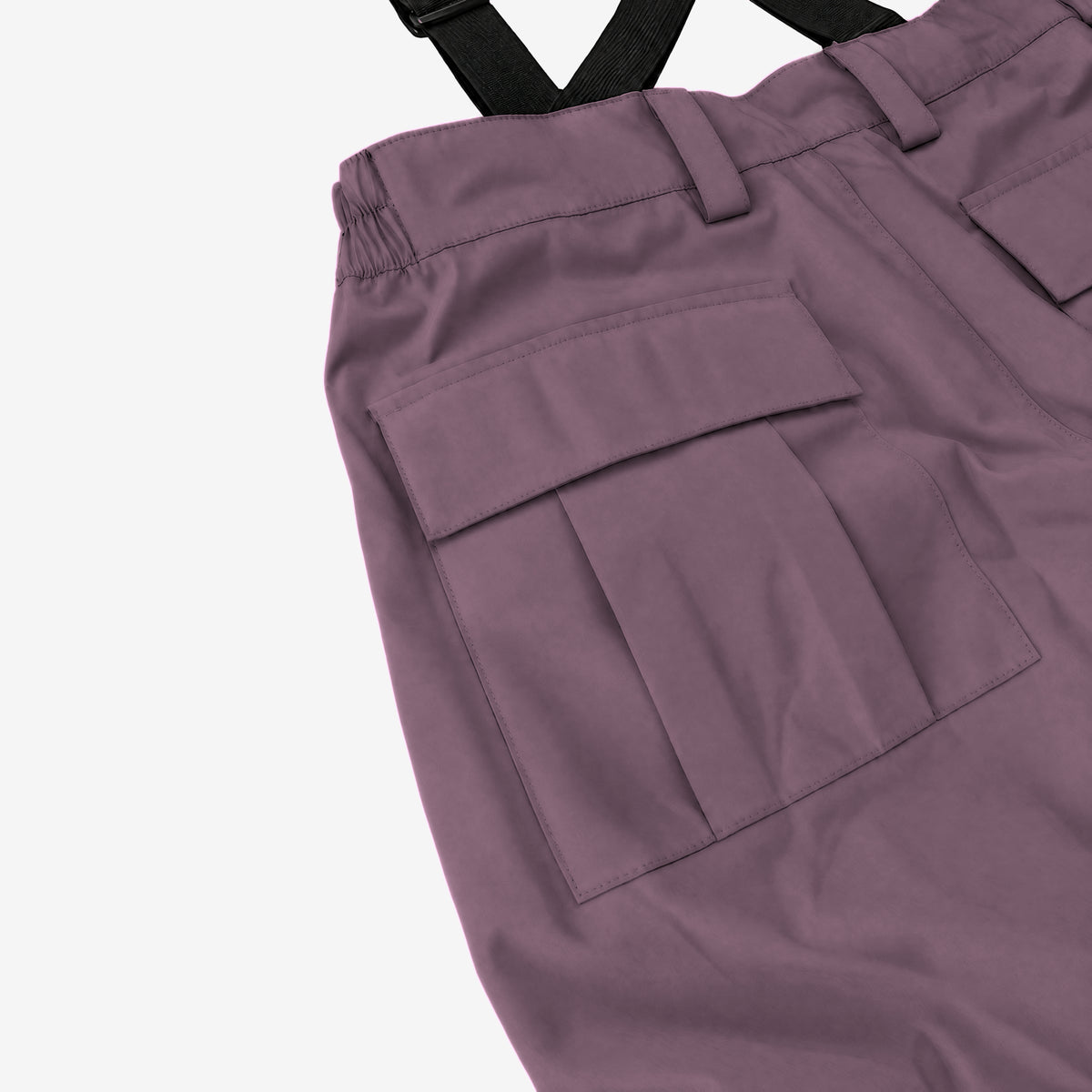 Endeavor 2L Patrol Cargo Pant in Burgundy, box-pleated seat pocket with flap