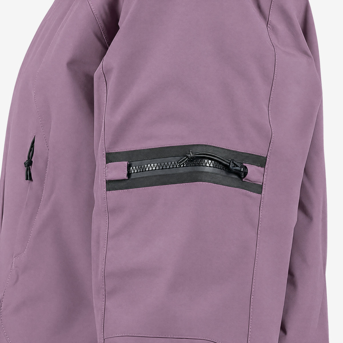 Endeavor 2L Patrol Jacket Burgundy, sleeve pass pocket detail
