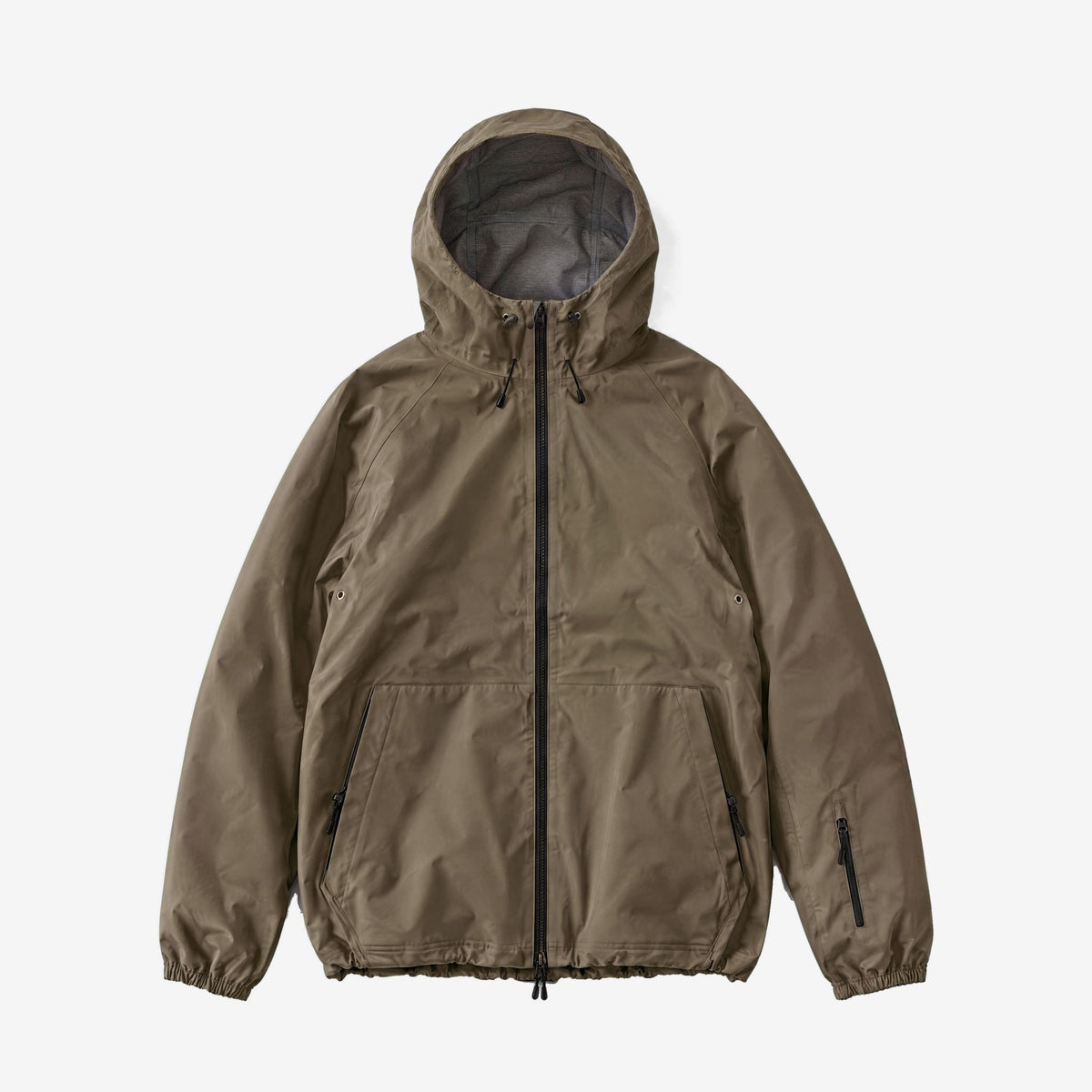 Endeavor 20K Windbreaker in Algae, front flat lay