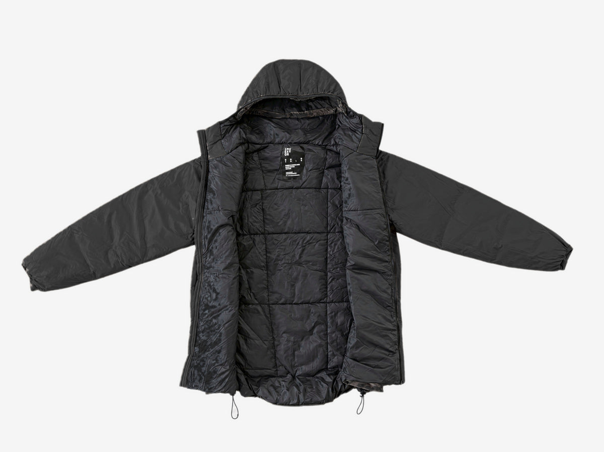 Endeavor Aeroshield Insulated Jacket in Black, quilted lining and inner label
