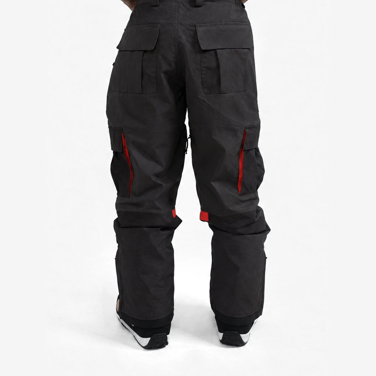 Endeavor 2L Patrol Cargo Pant in Black, on model, waist-down