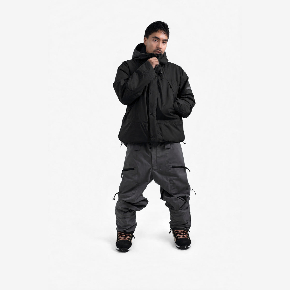 Endeavor 2L Ranger Insulated Jacket in Black, on model