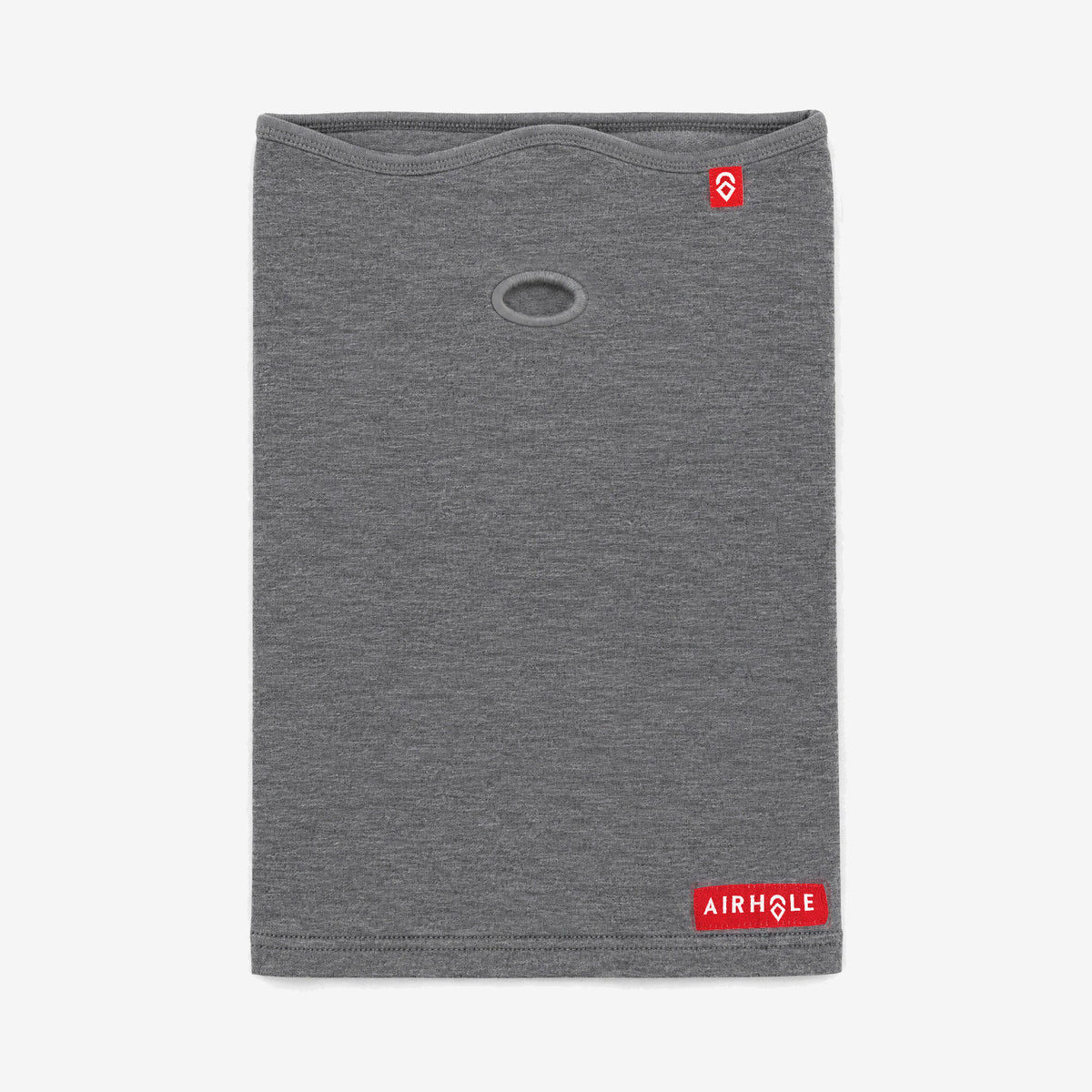 Airhole Airtube Ergo Merino – Heather Grey – Flat lay, front
