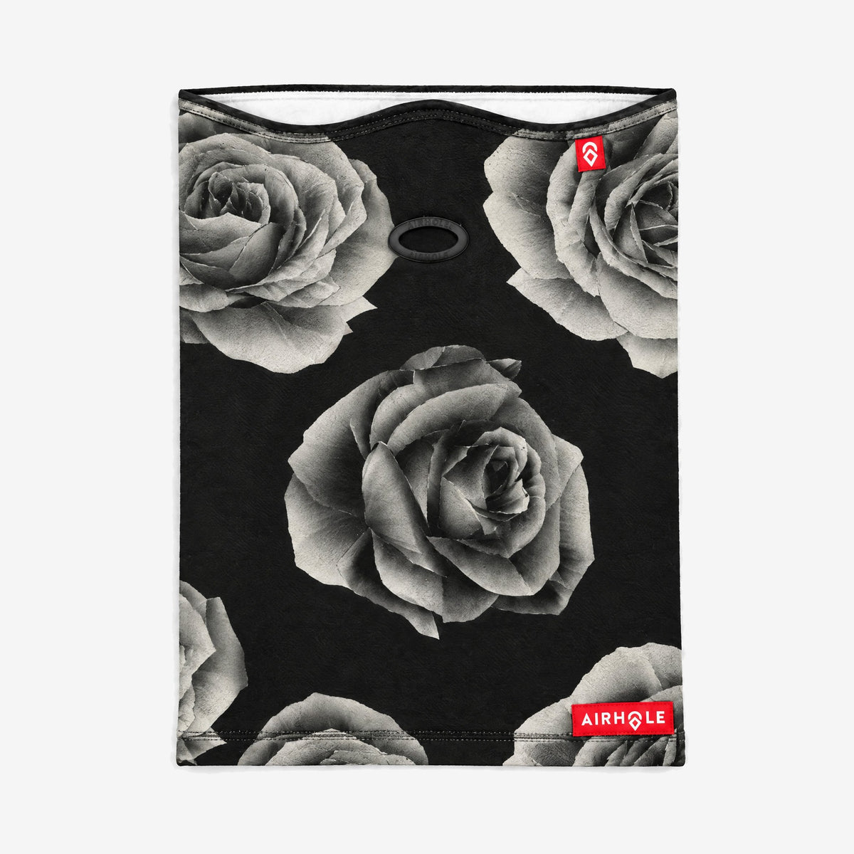 Airhole Airtube Ergo Polar Fleece – Black Rose – Flat lay, front