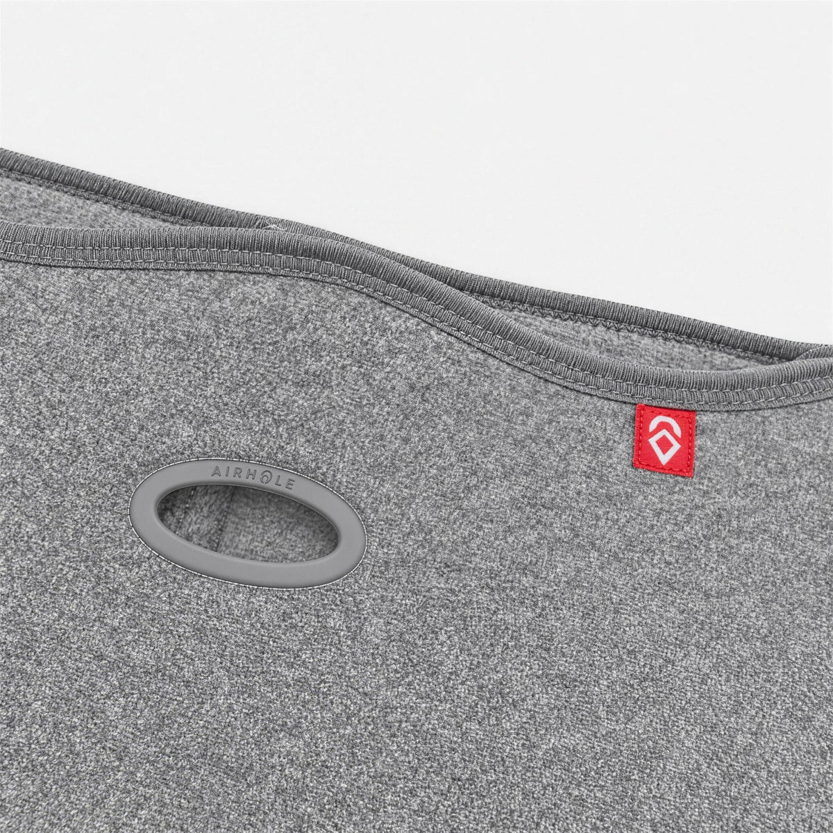 Airhole Airtube Ergo Polar Fleece – Heather Grey – Original Airhole close-up