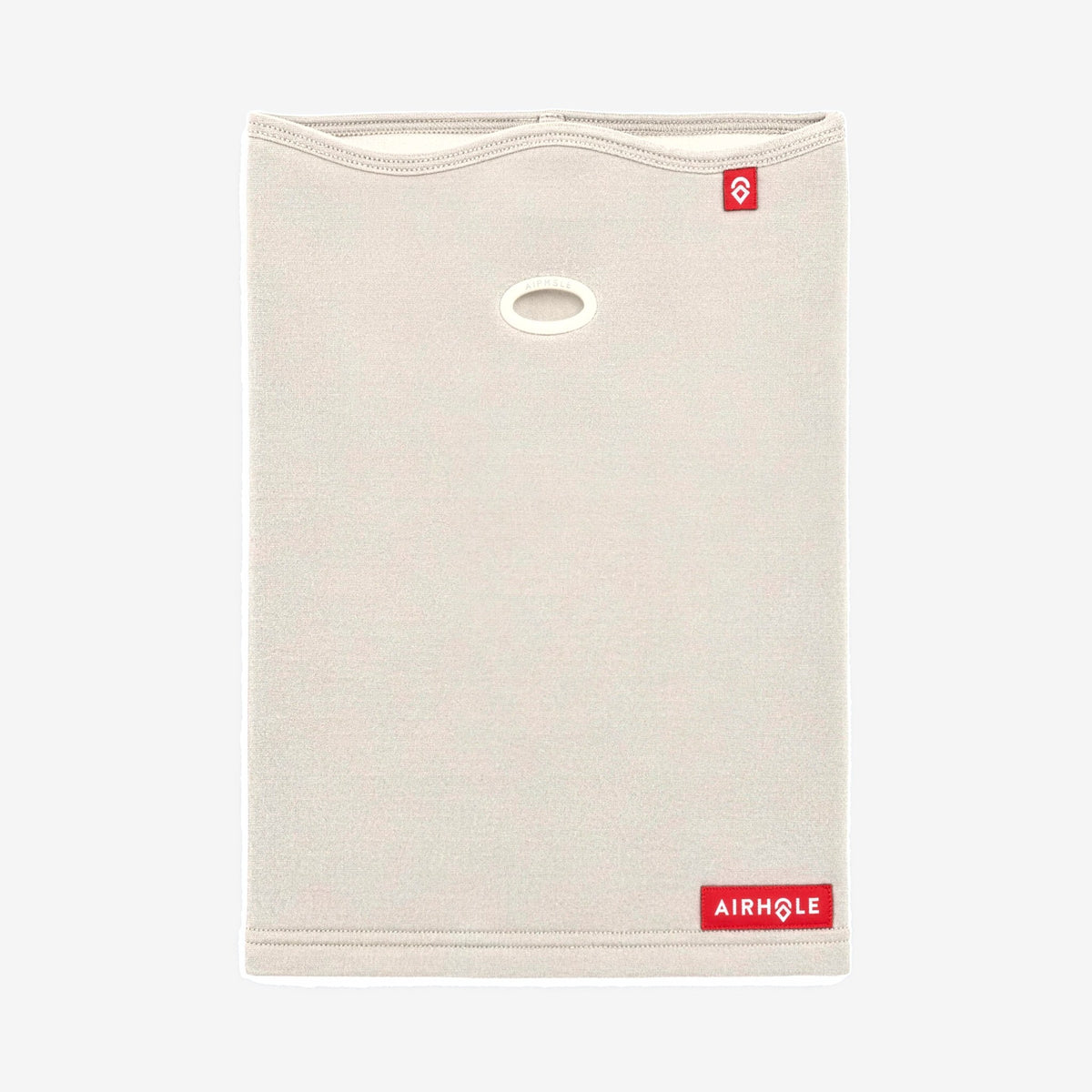 Airhole Airtube Ergo Polar Fleece – Unbleached Cotton – Flat lay, front