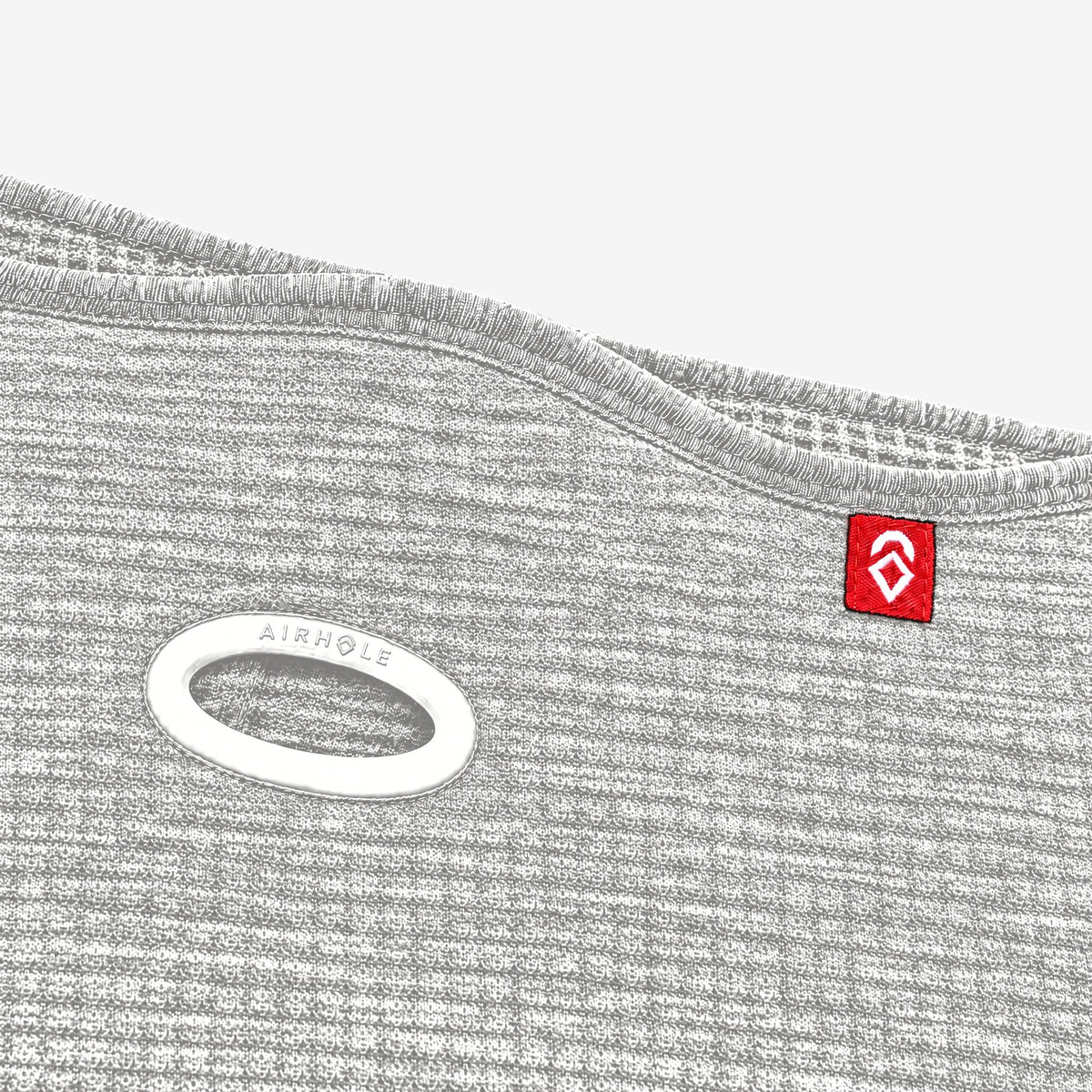Airhole Airtube Ergo Waffle Fleece – Heather White – Original Airhole close-up