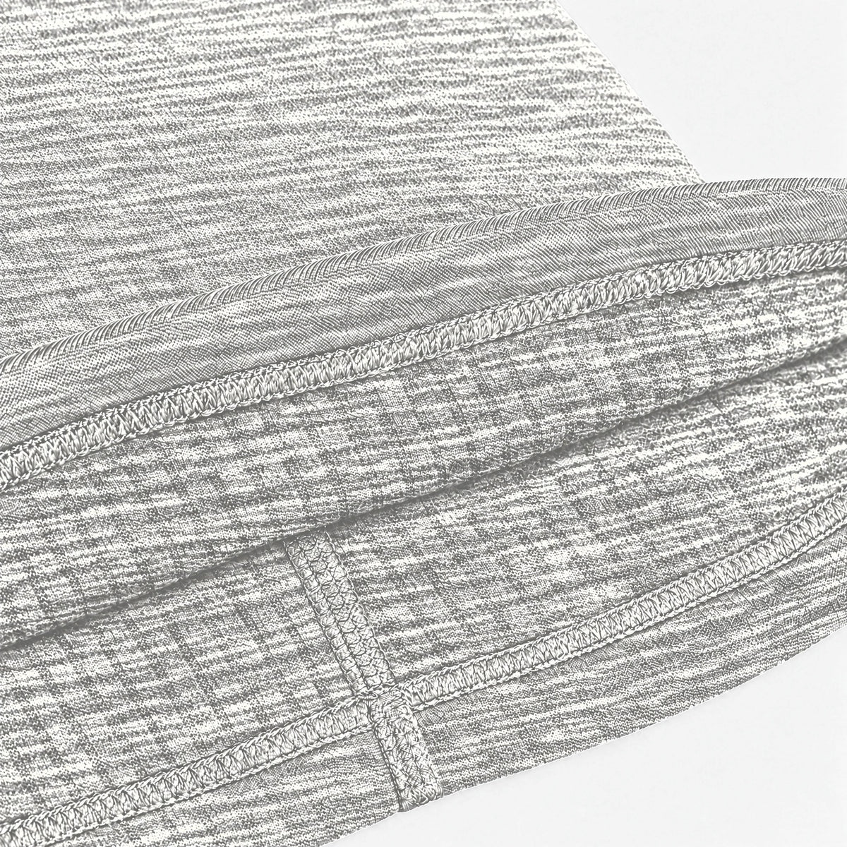Airhole Airtube Ergo Waffle Fleece – Heather White – Fabric close-up