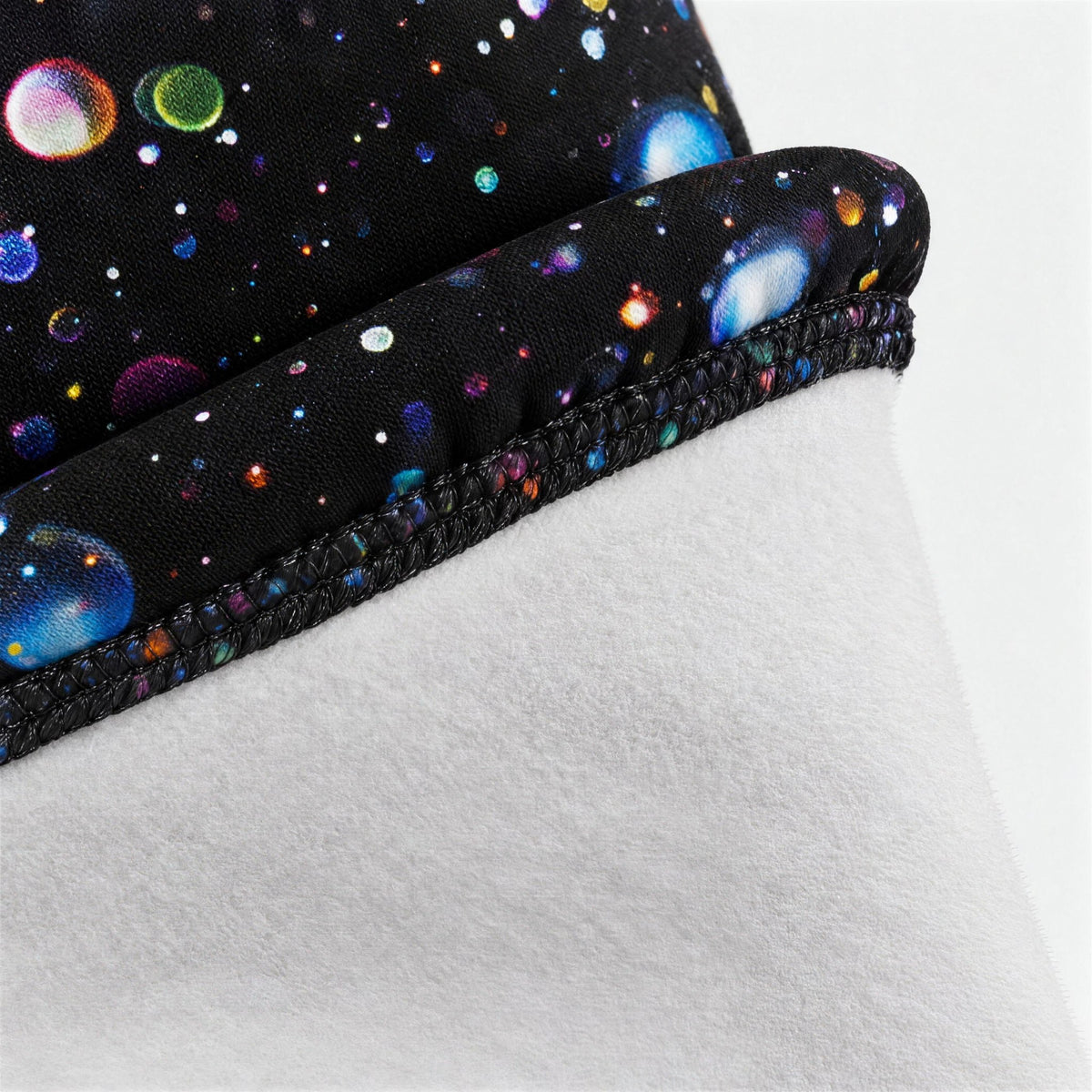 Airhole Balaclava Hinge Polar Fleece – Glitter – Polar fleece close-up