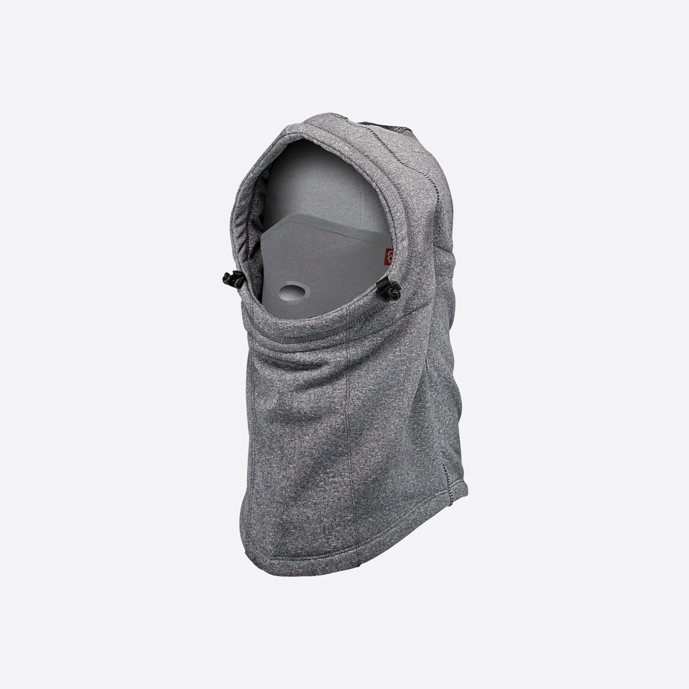Airhole Polar Fleece Airhood Heather Grey