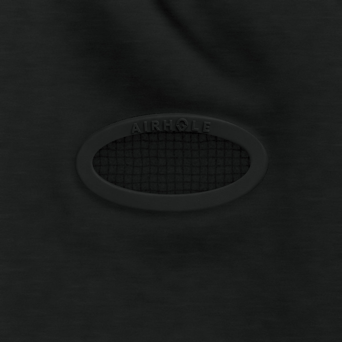 Airhole Balaclava Waffle Fleece – Black – Silicone Airhole