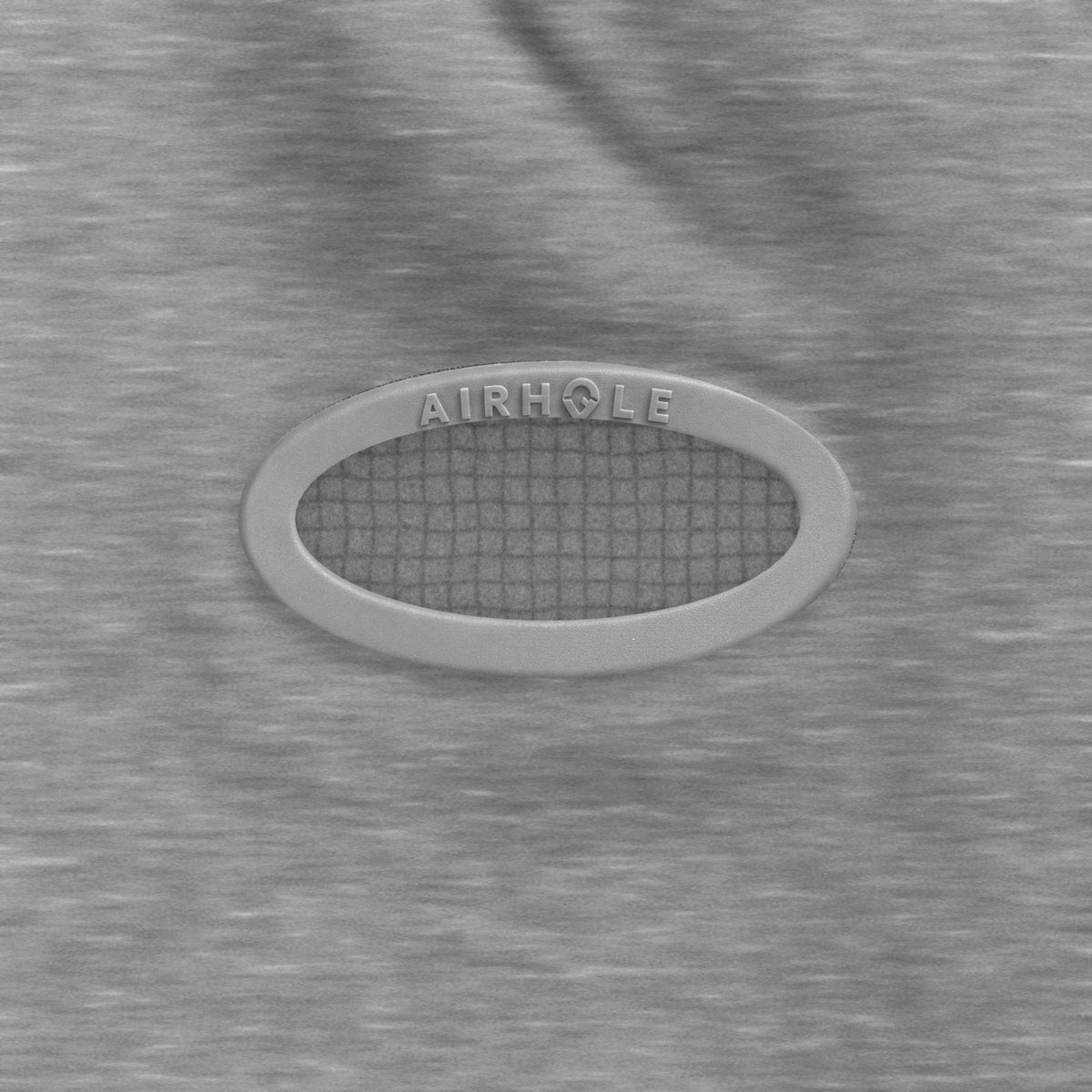 Airhole Balaclava Waffle Fleece – Heather White – Silicone Airhole