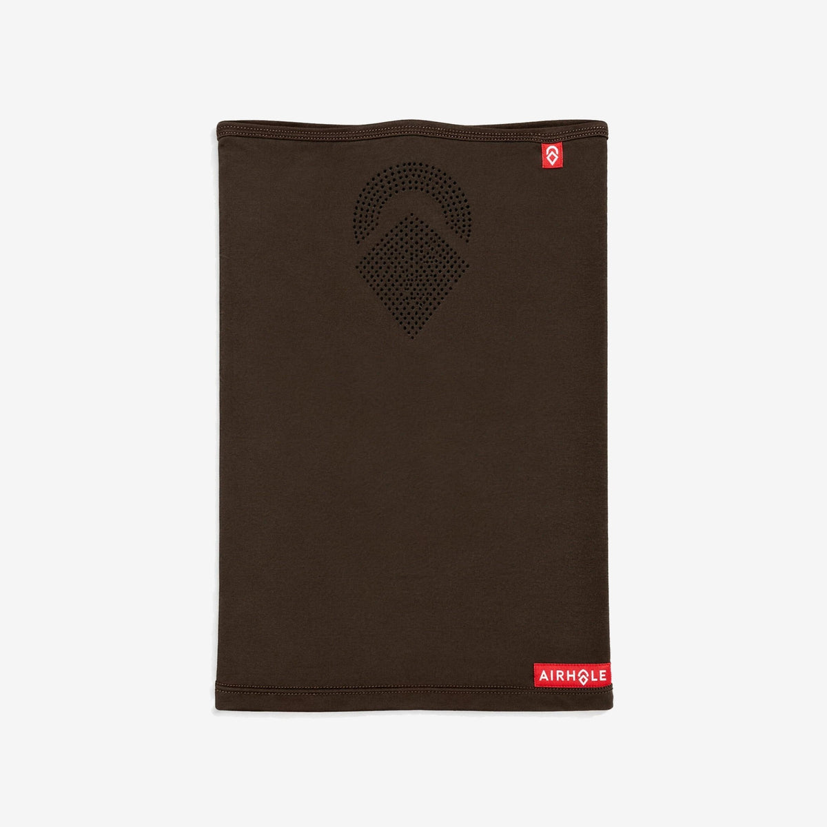 Airhole Airtube Ergo Laser Drytech – Chocolate – Flat lay, front