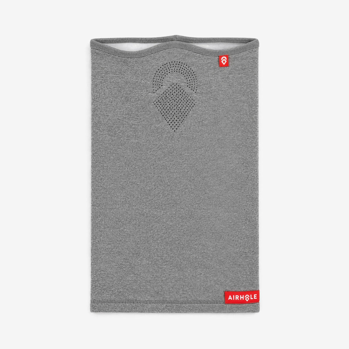 Airhole Airtube Ergo Laser Polar Fleece – Heather Grey – Flat lay, front