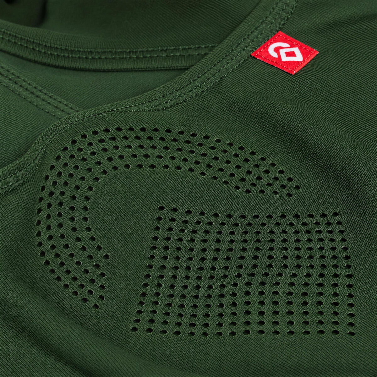 Airhole Laser Drytech Balaclava – Army – Laser micro-airholes close-up