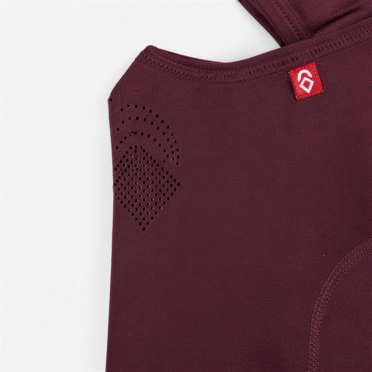 Airhole Laser Drytech Balaclava – Bloodstone – Front close-up