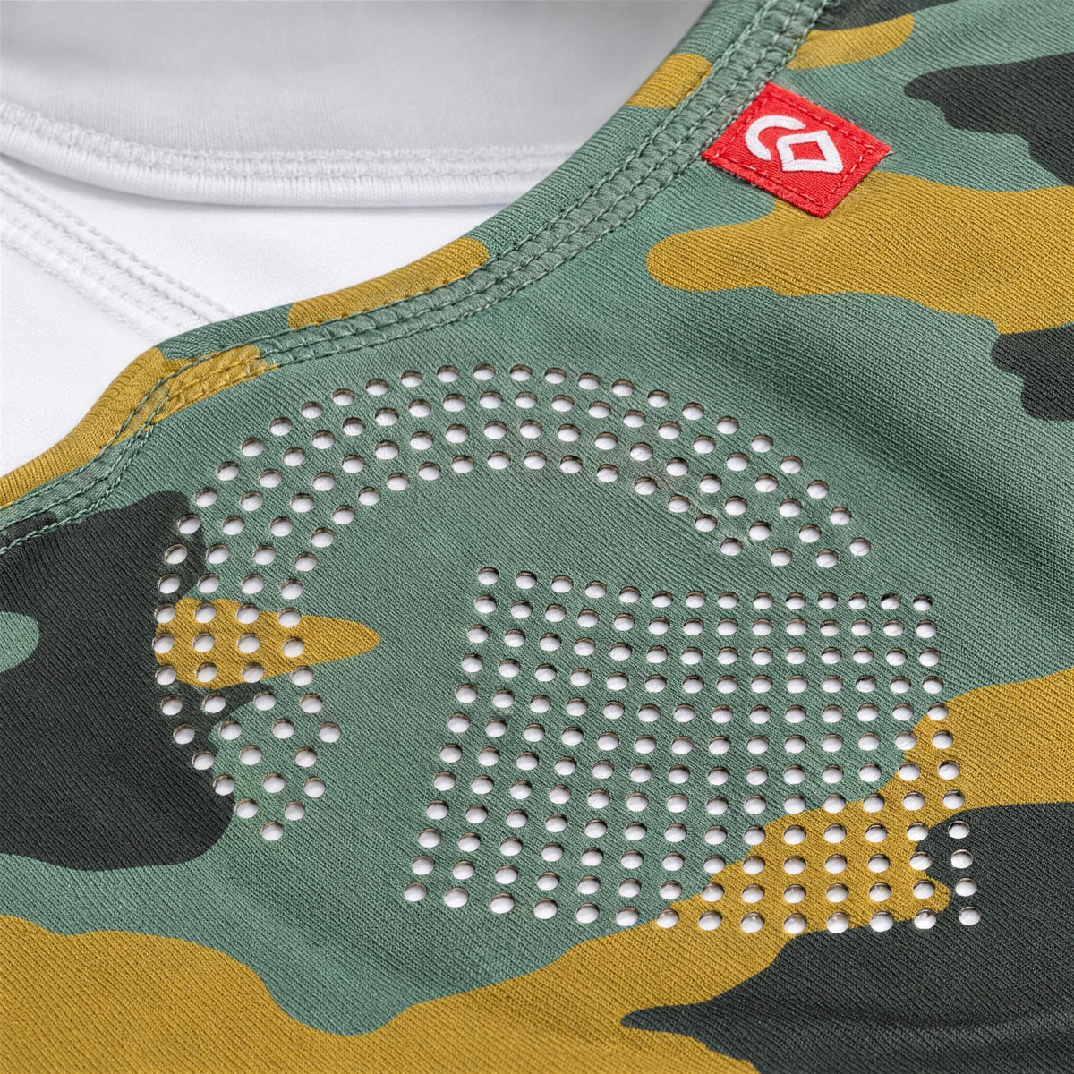 Airhole Laser Drytech Balaclava – Camo – Laser micro-airholes close-up