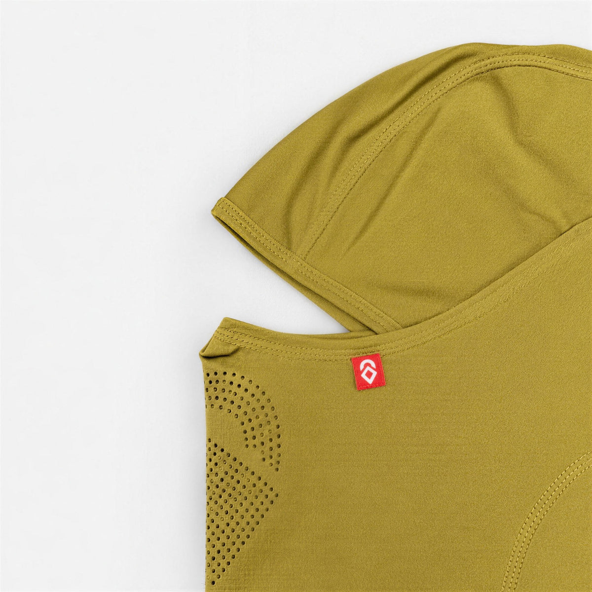Airhole Laser Drytech Balaclava – Signal – Front close-up