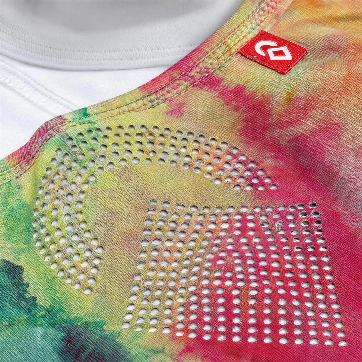 Airhole Laser Drytech Balaclava – Watercolour – Laser micro-airholes close-up