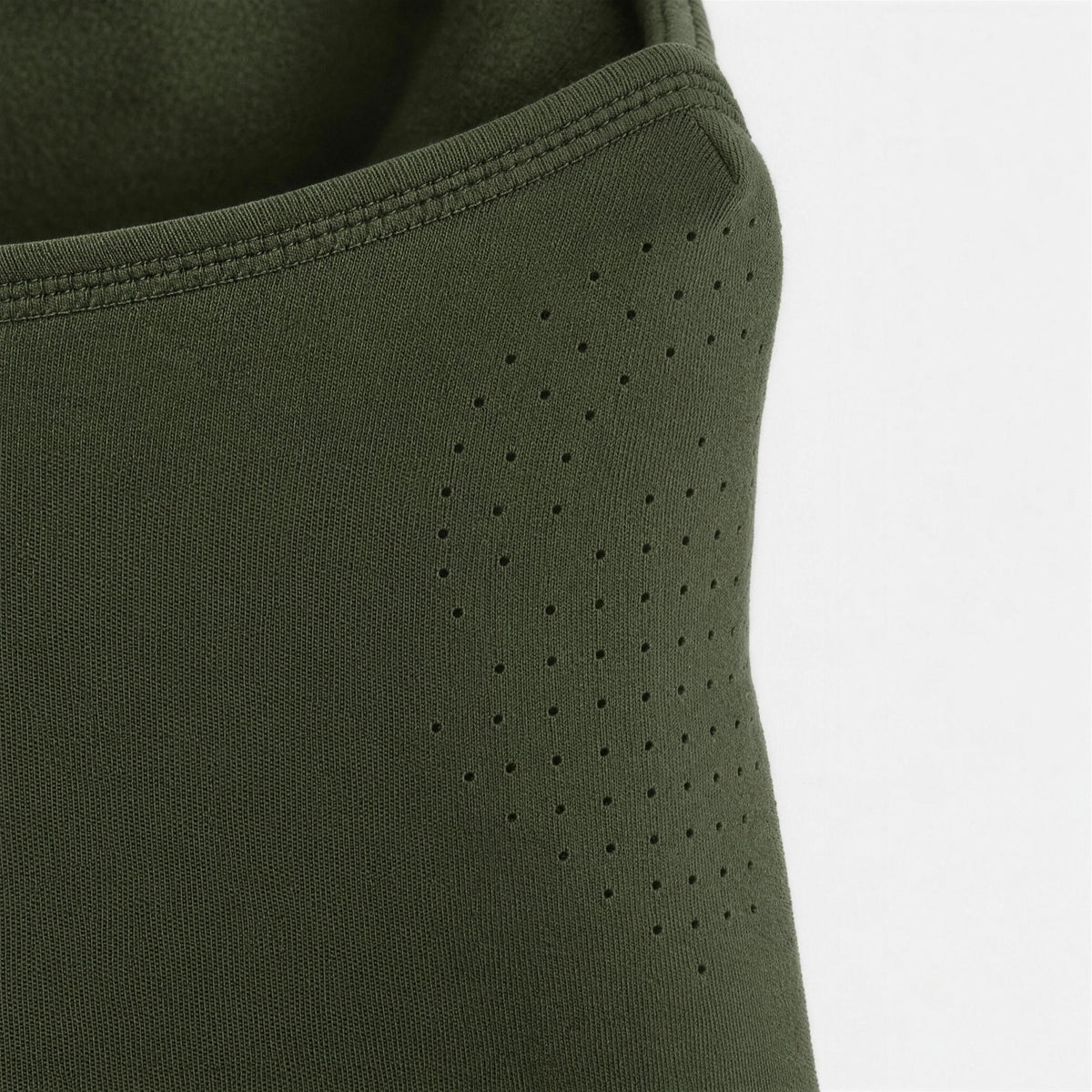 Airhole Laser Polar Fleece Balaclava – Algae – laser perforation detail