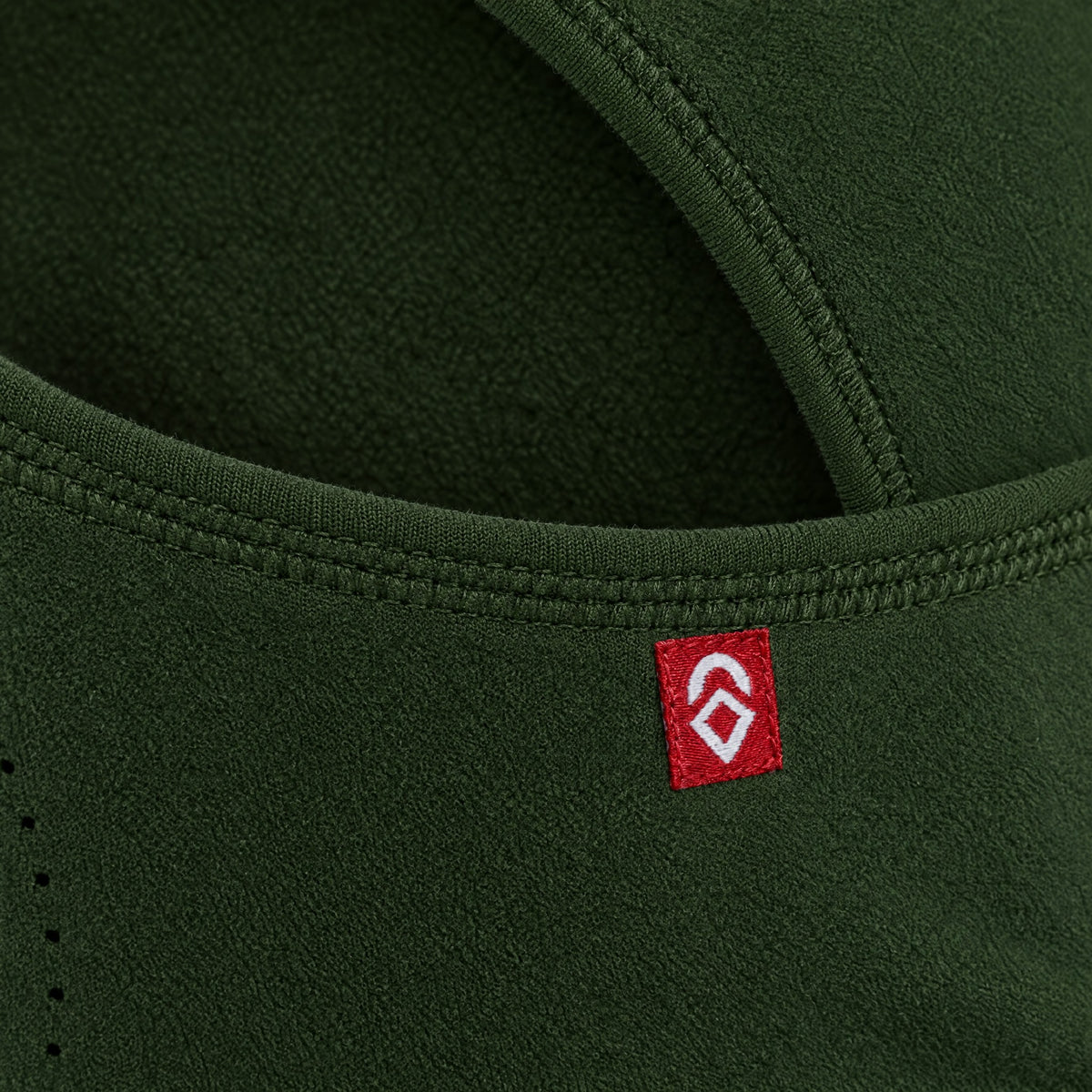Airhole Laser Polar Fleece Balaclava – Army – label detail