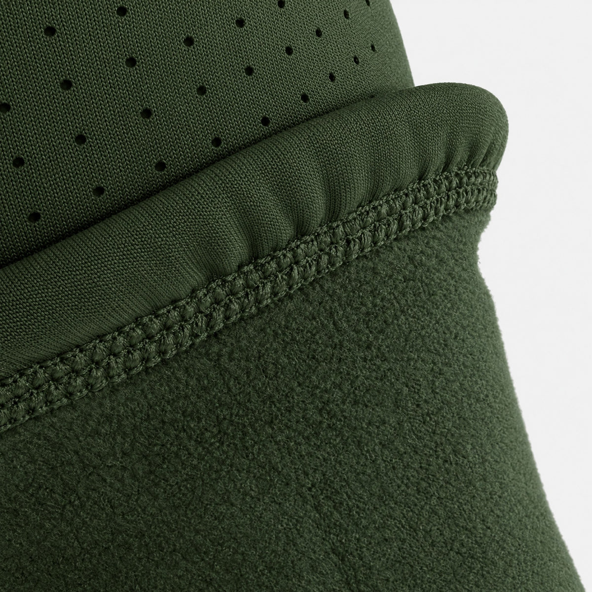 Airhole Laser Polar Fleece Balaclava – Army – fleece lining detail
