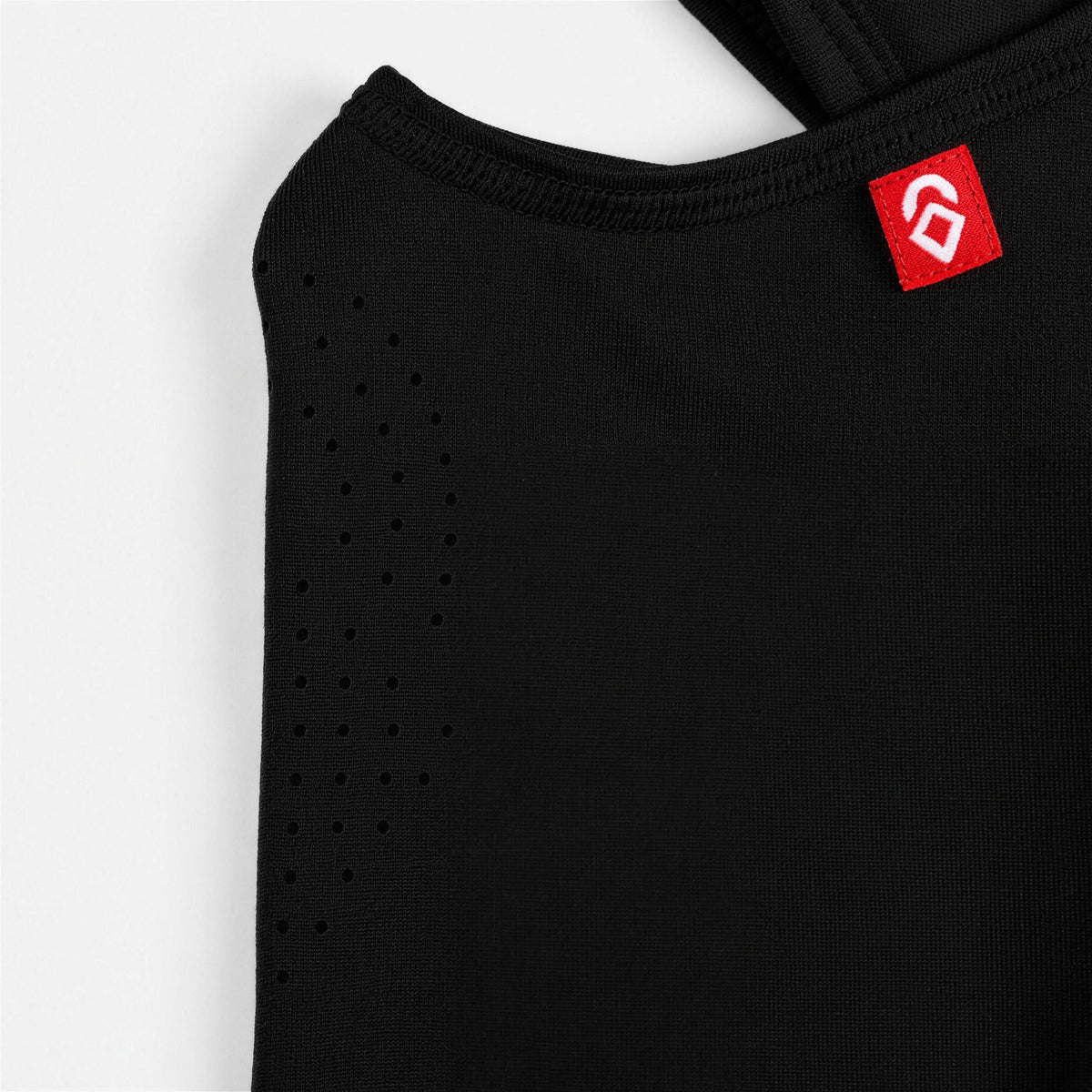 Airhole Laser Polar Fleece Balaclava – Black – front close-up