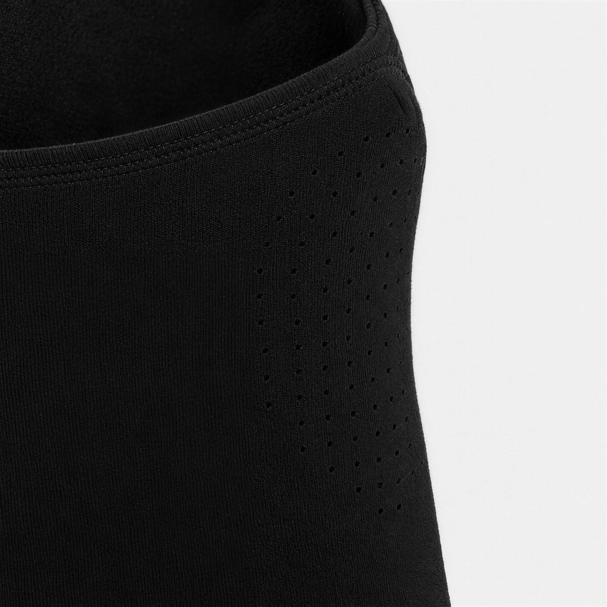 Airhole Laser Polar Fleece Balaclava – Black – laser perforation detail