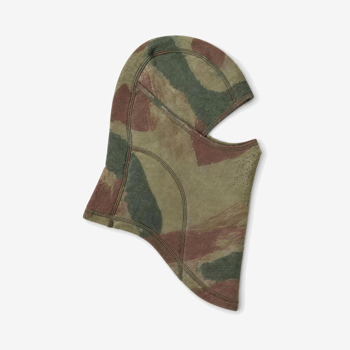 Airhole Laser Polar Fleece Balaclava – Brush Camo – flat lay