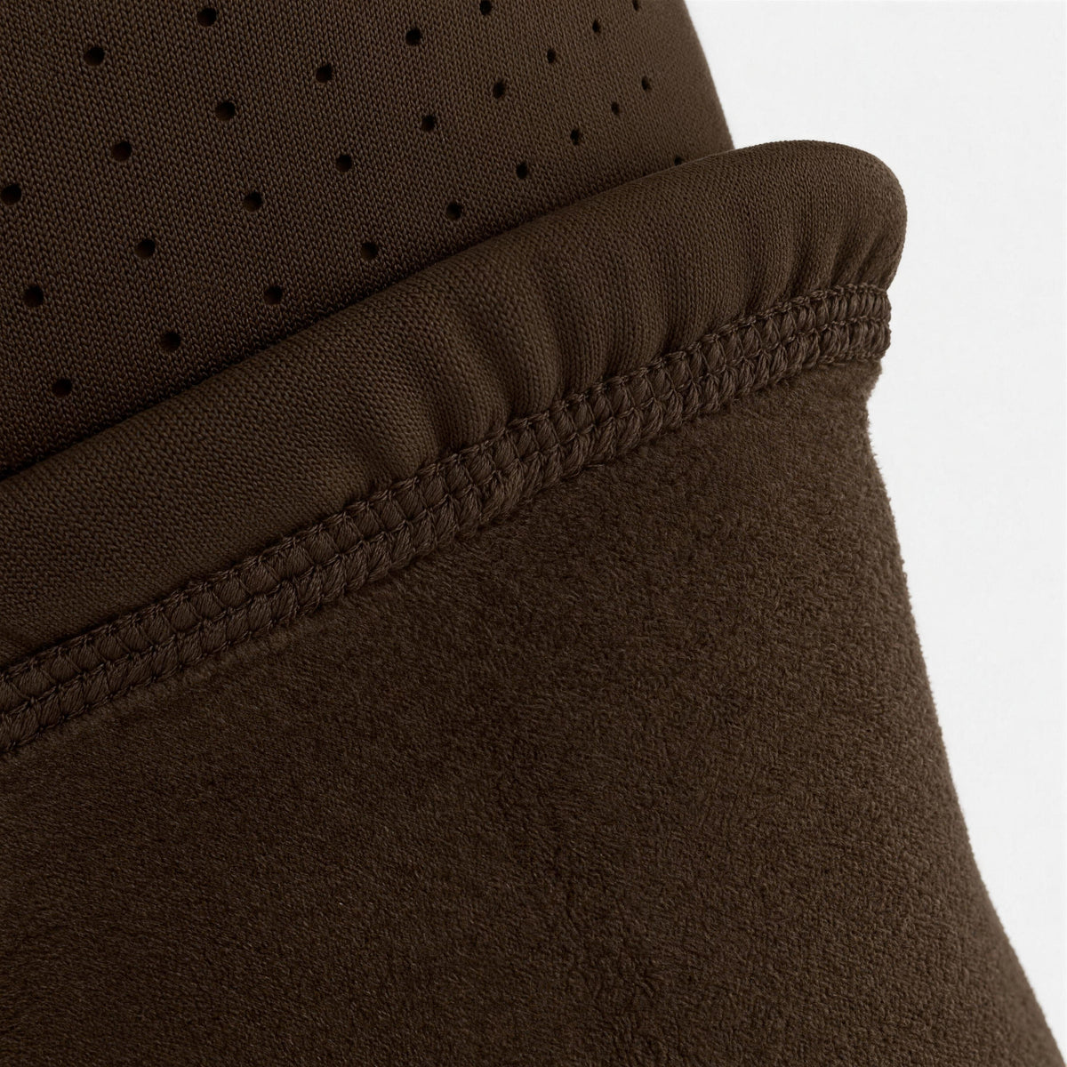 Airhole Laser Polar Fleece Balaclava – Chocolate – fleece lining detail