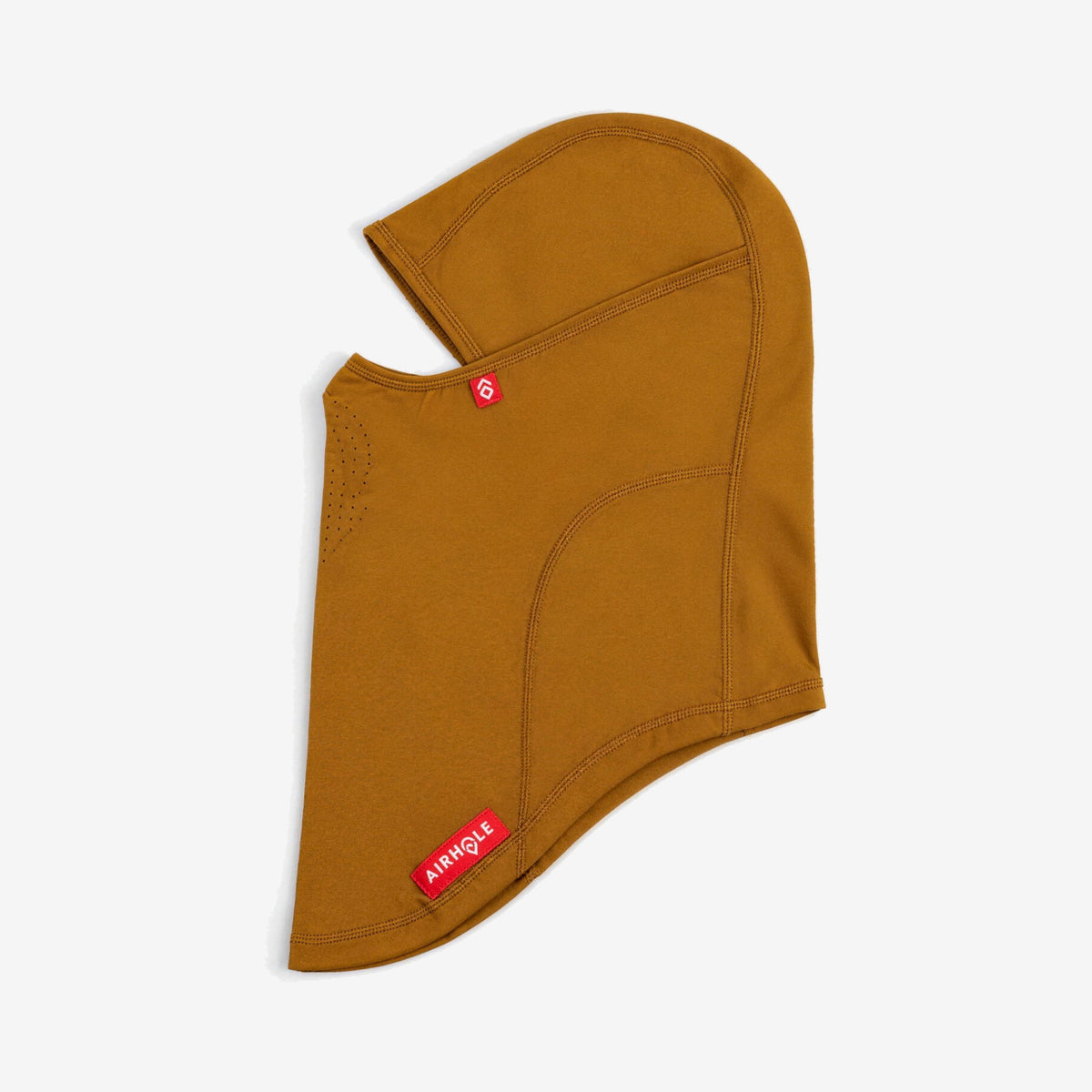 Airhole Laser Polar Fleece Balaclava – Dijon – flat lay, alternate view