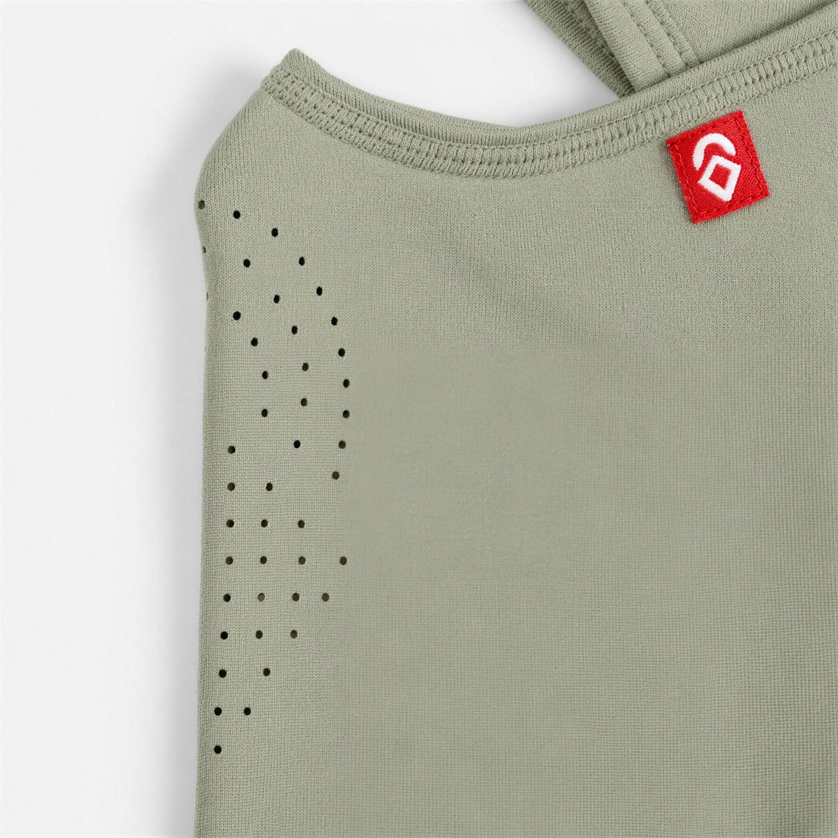 Airhole Laser Polar Fleece Balaclava – Fibre – front close-up
