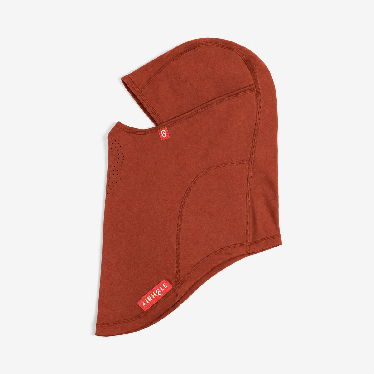 Airhole Laser Polar Fleece Balaclava – Fire – flat lay, side