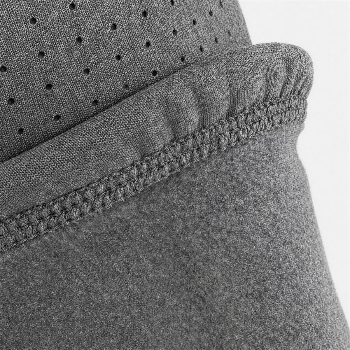 Airhole Laser Polar Fleece Balaclava – Heather Grey – fleece lining detail