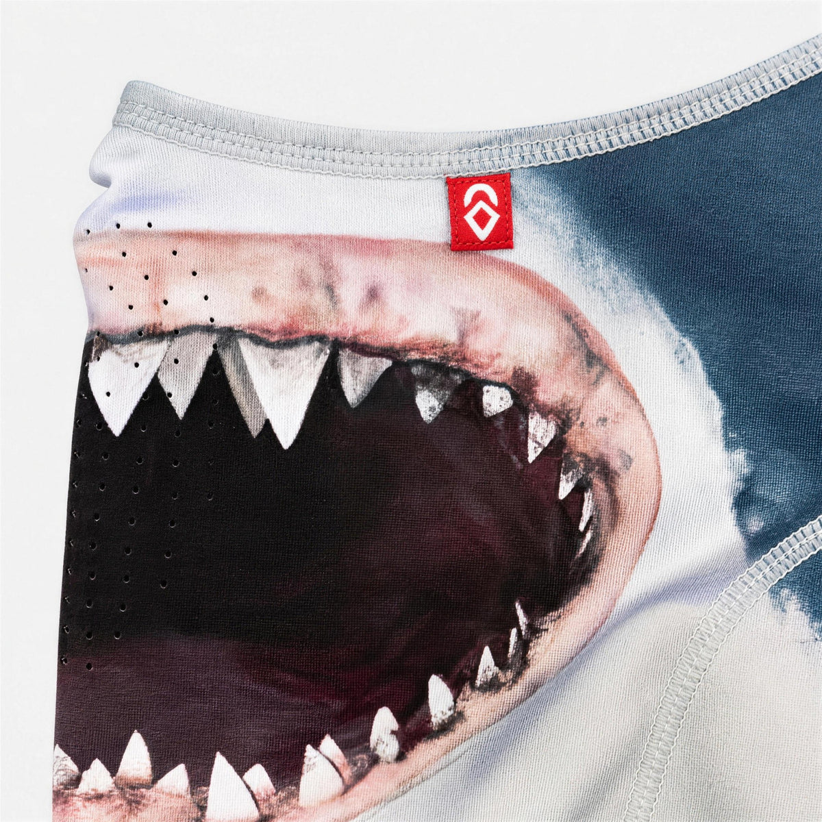 Airhole Laser Polar Fleece Balaclava – Jaws – front close-up