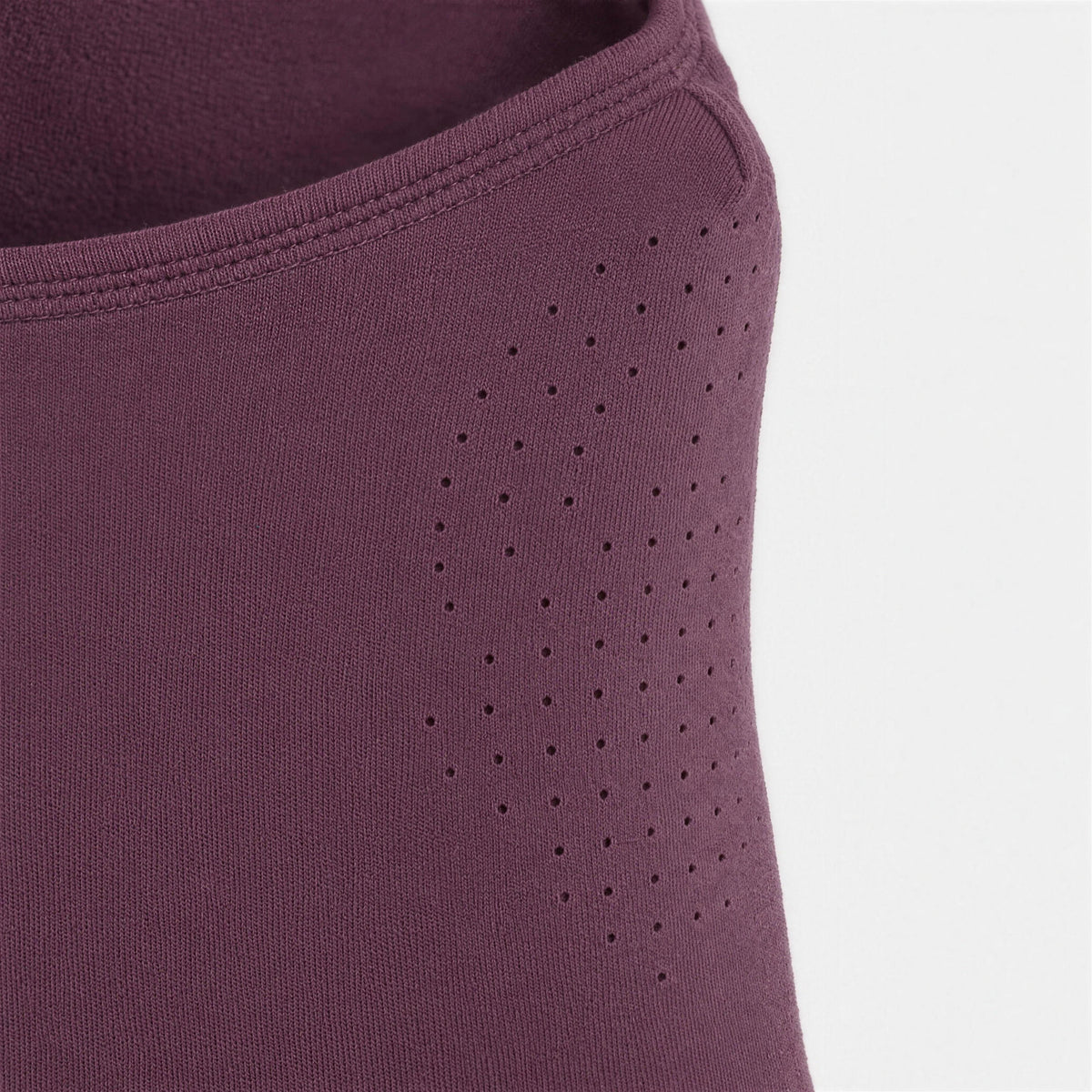 Airhole Laser Polar Fleece Balaclava – Mulberry – laser perforation detail
