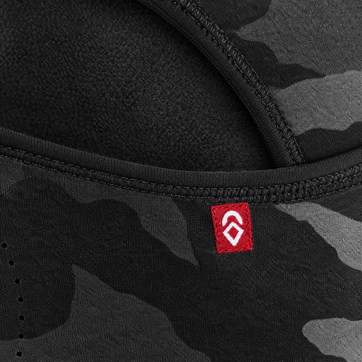 Airhole Laser Polar Fleece Balaclava – Stealth Camo – label detail