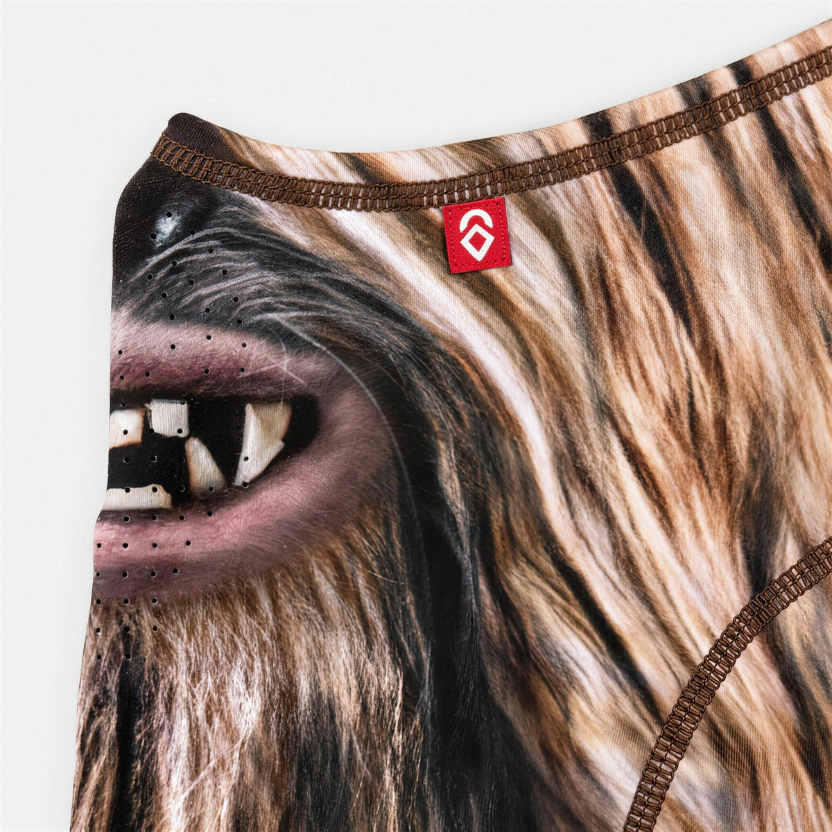 Airhole Laser Polar Fleece Balaclava – Wookie – front close-up