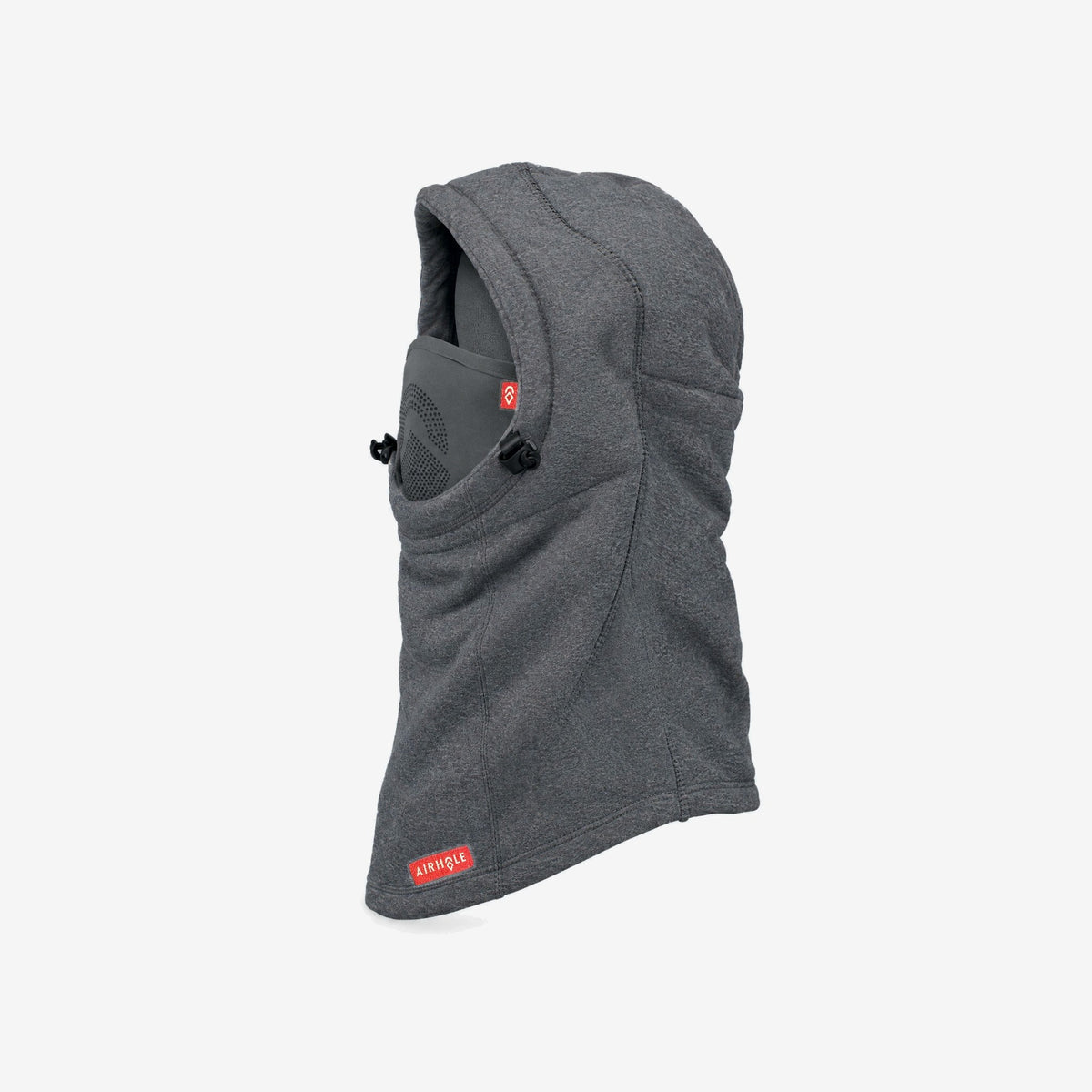 Airhole Airhood Polar Fleece – CHARCOAL – Left profile