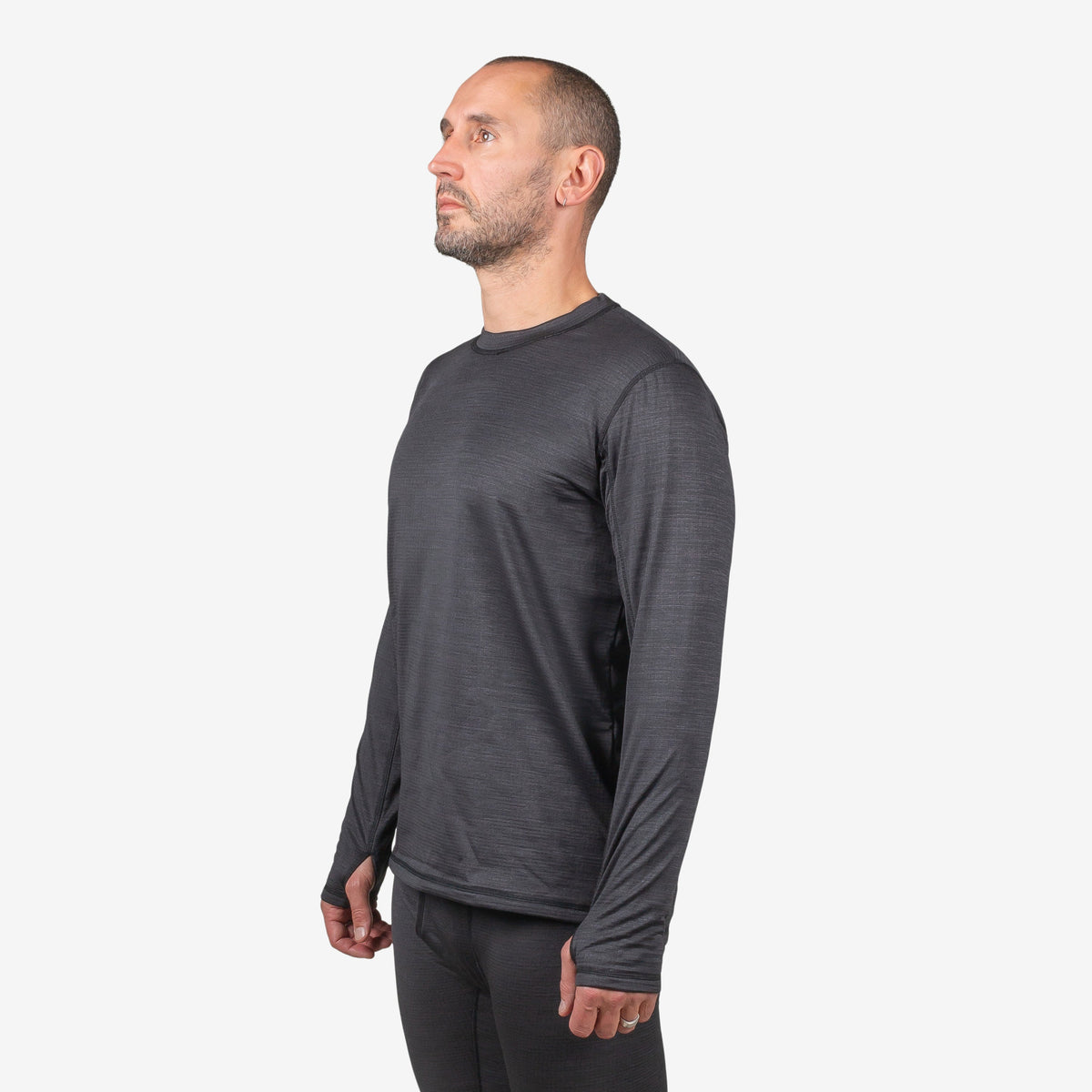 Mens Thermal Top Waffle Fleece