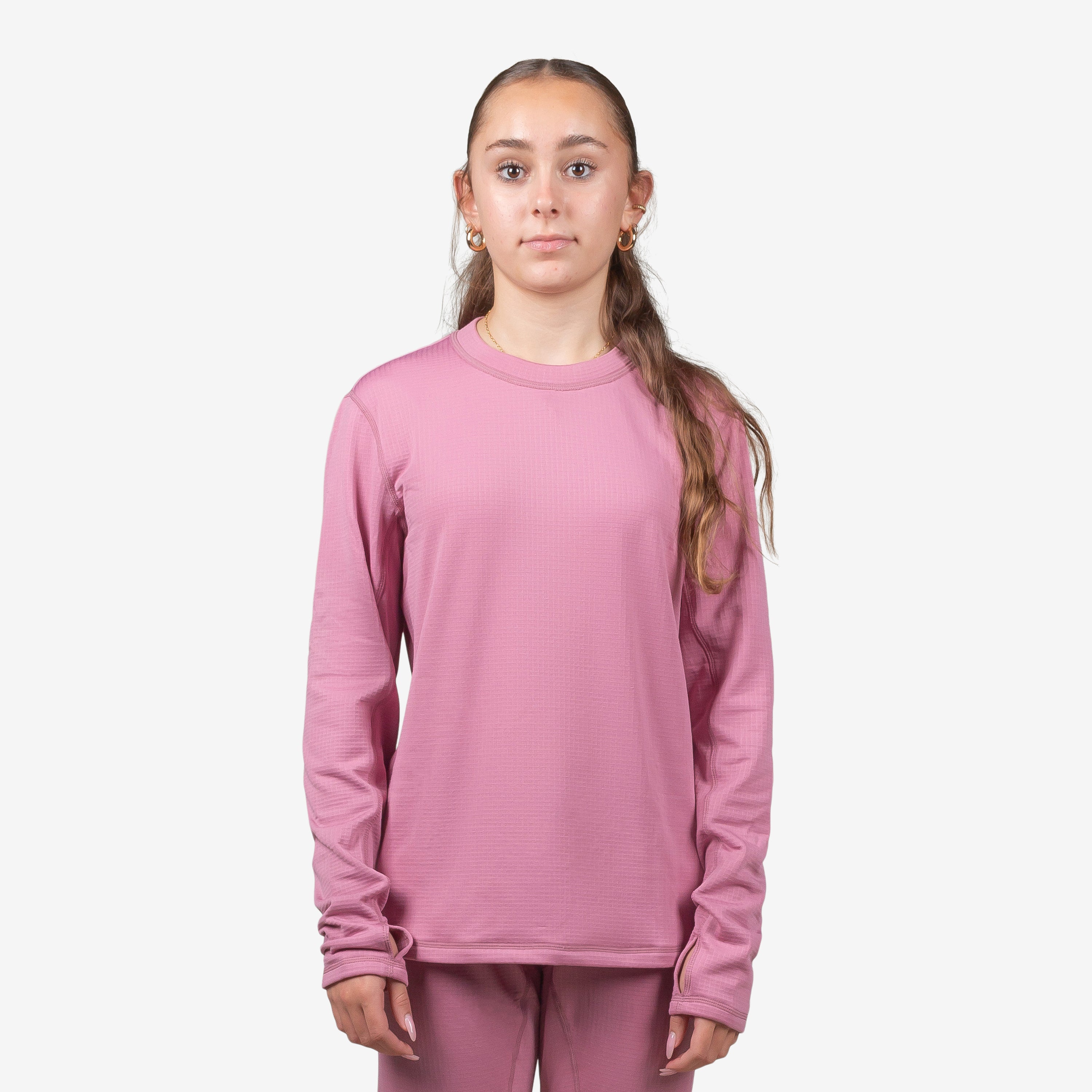 Airhole Womens Thermal Top Waffle Fleece