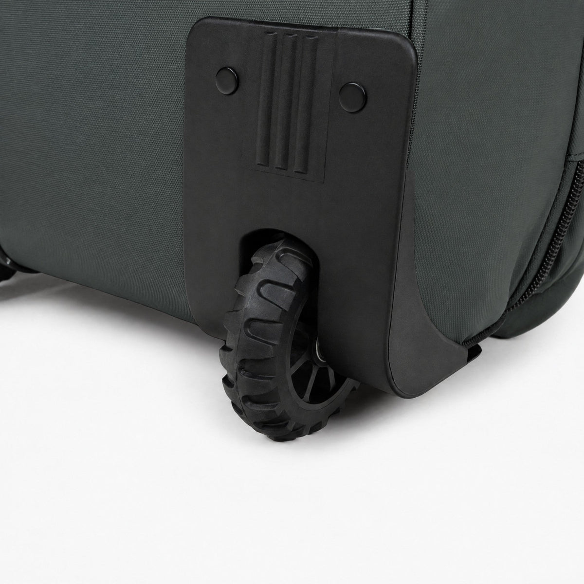 Endeavor Commuter Rolling Bag – Moss – wheel close-up