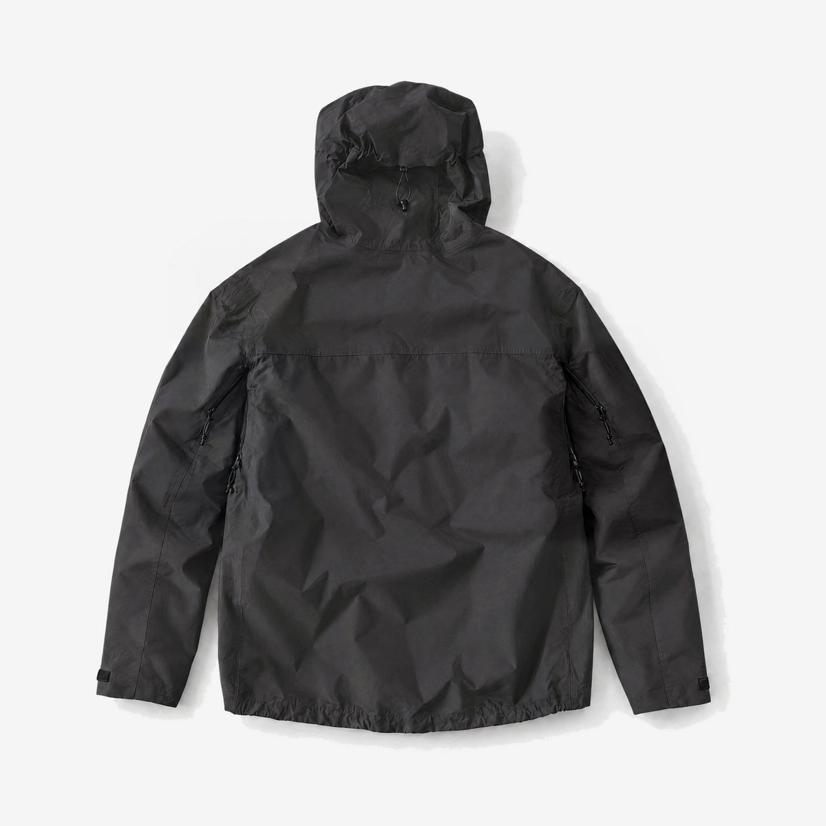 3L Shelter Jacket Black, back, flat