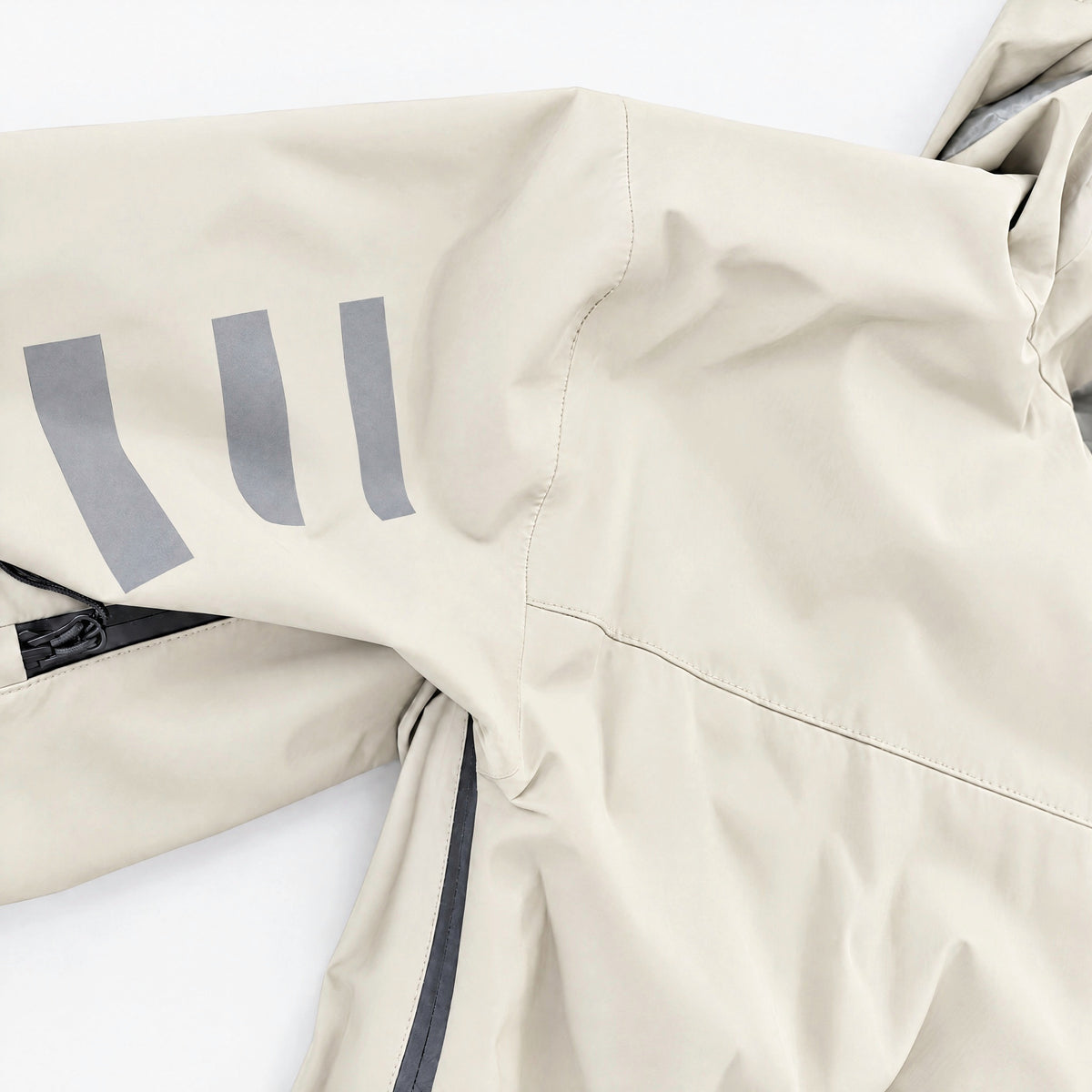 3L Shelter Jacket Fiber, screen-printed back bars