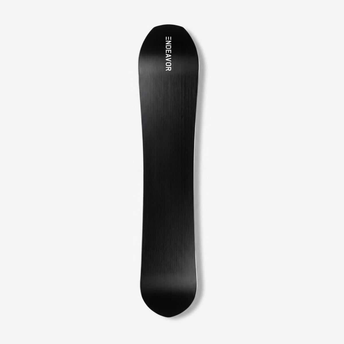 Endeavor Trooper Pro snowboard, black base with ENDEAVOR wordmark
